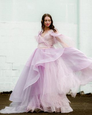 Enchanted Drop Waist Gown | Liylah | Modest Gown Rental